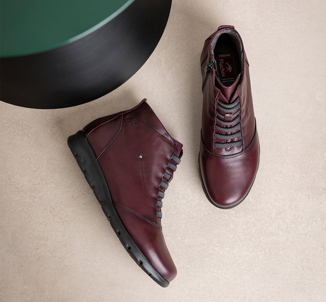 SUSAN F0356 Bottine Bordeaux