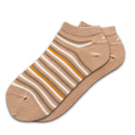 CA0001 Sock Men Sand-Sand Stripes 2p-0