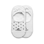 CA0006 Pinkie Women White-White dot 2p-3