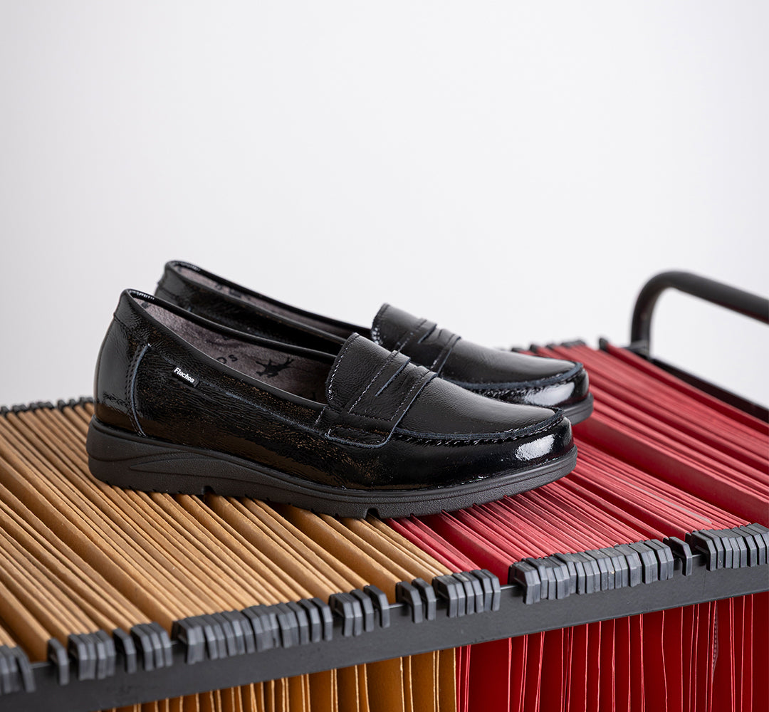 STYLL F1835 Mocasín Negro