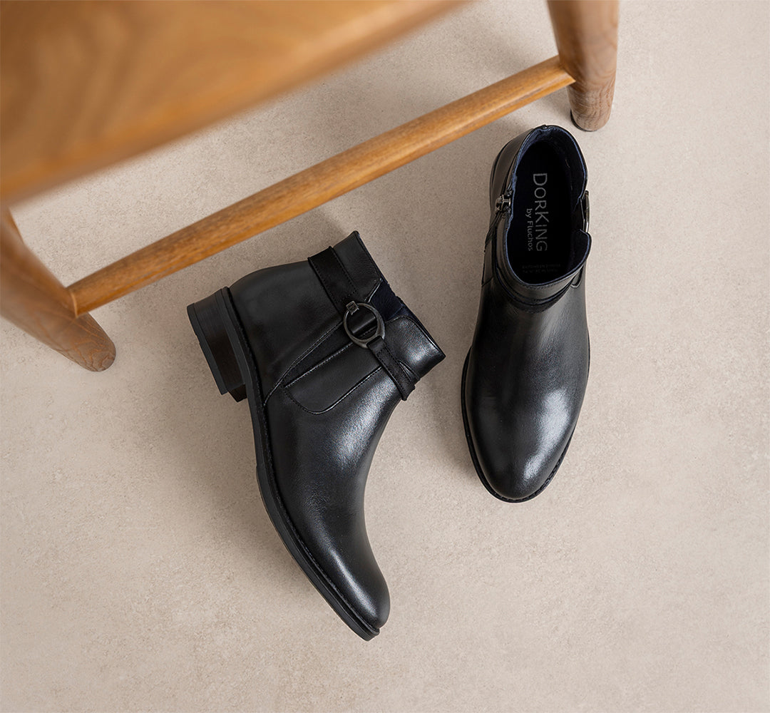 TIERRA D8003 Black Ankle Boot