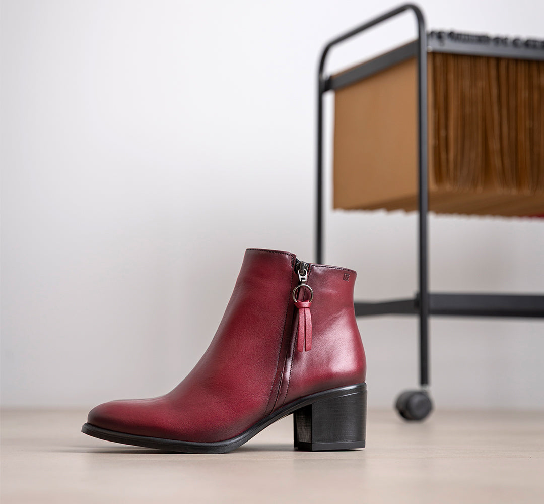 LEXI D8606 Bottine Bordeaux