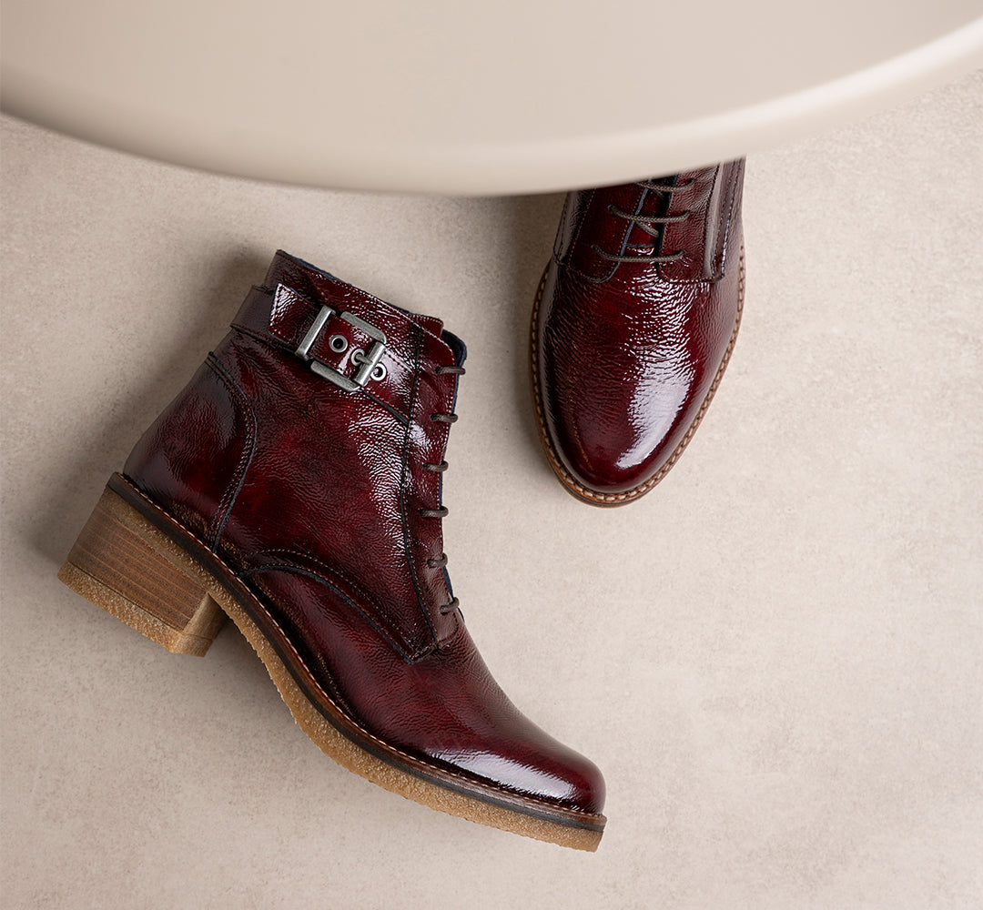 LUCERO D8686 Bottine Bordeaux