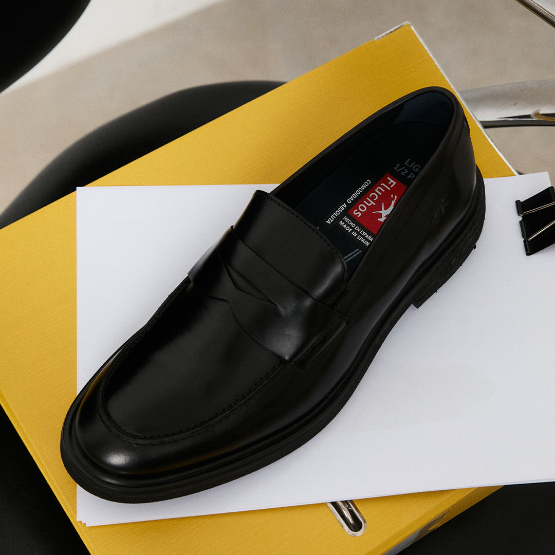 BELGAS F0633 Mocassin Noire