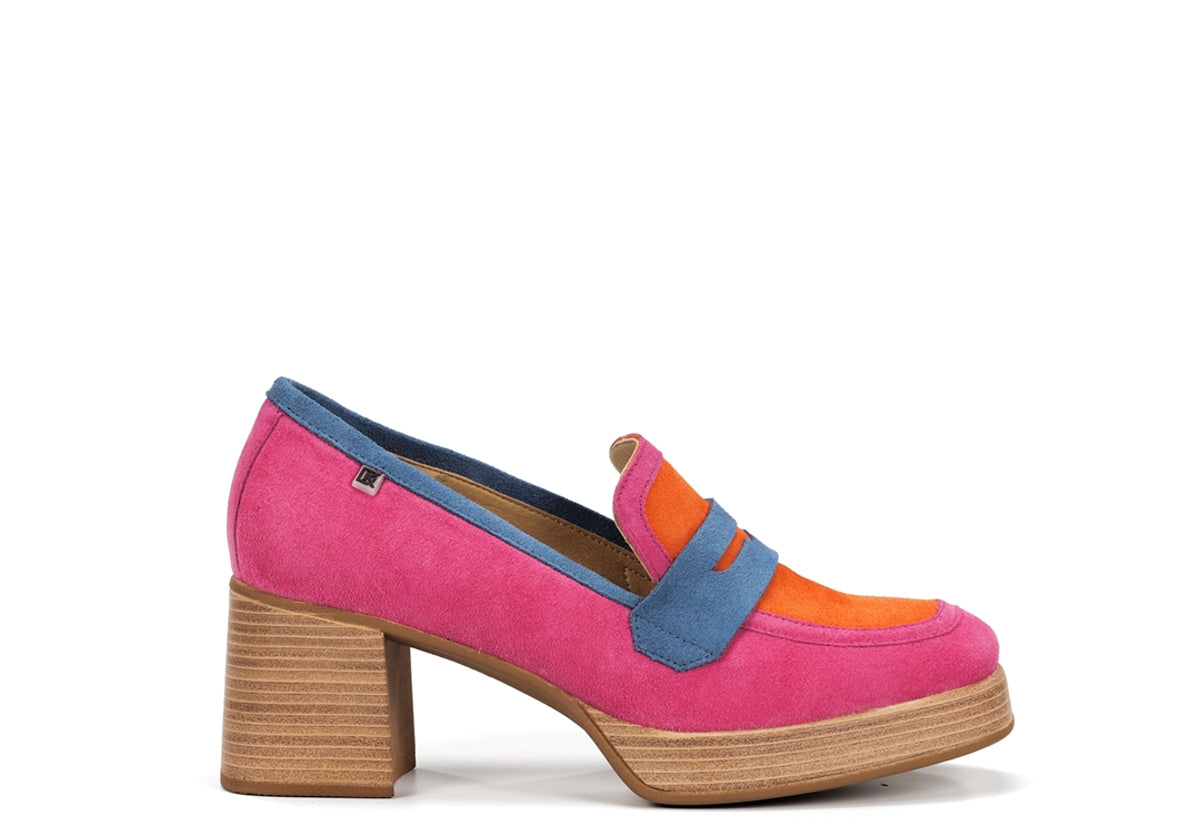 D9440CACCA CALF+CALF+CALF FUCSIA + ORANGE + BALI-0