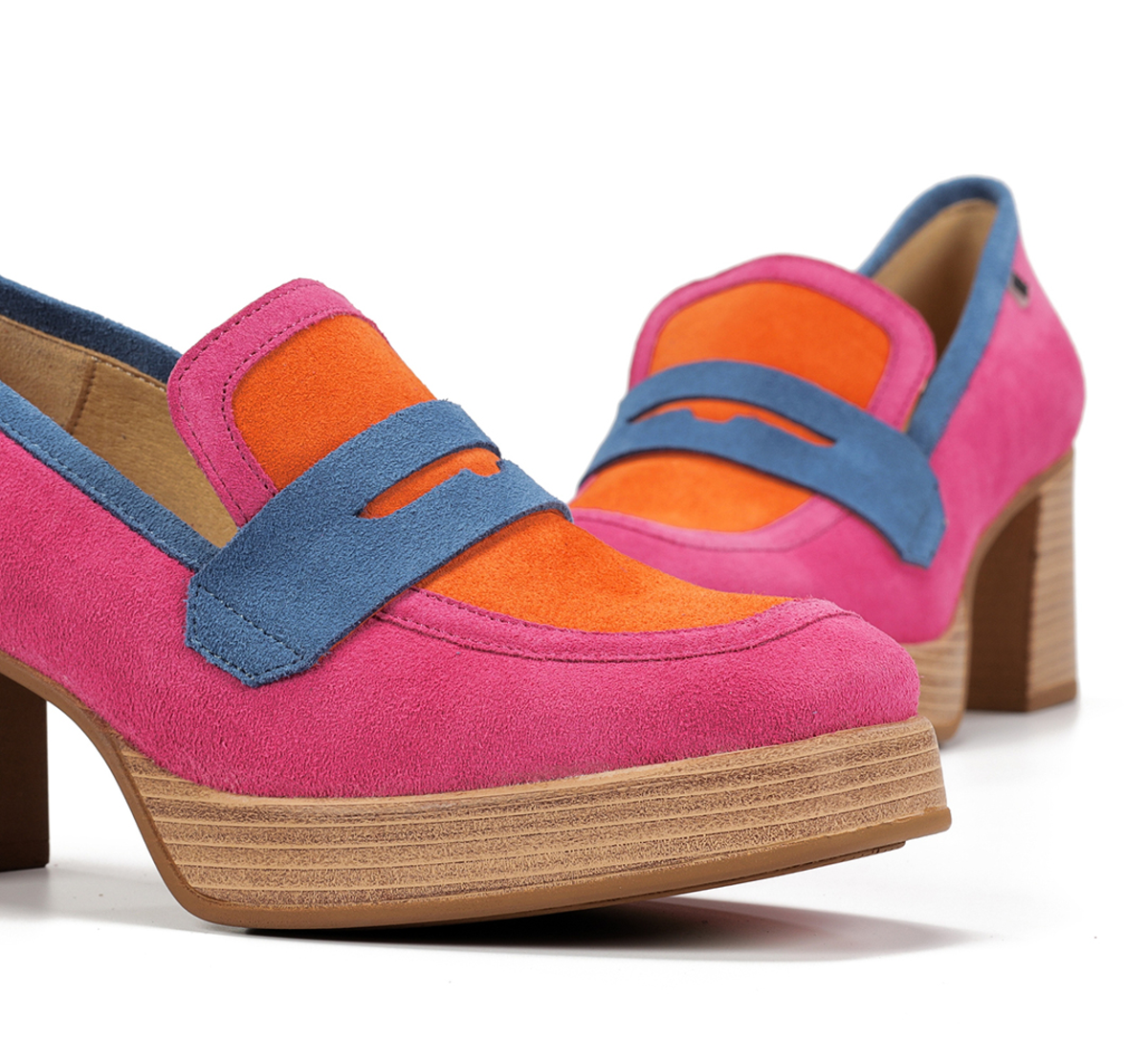 D9440CACCA CALF+CALF+CALF FUCSIA + ORANGE + BALI-6