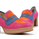 D9440CACCA CALF+CALF+CALF FUCSIA + ORANGE + BALI-6