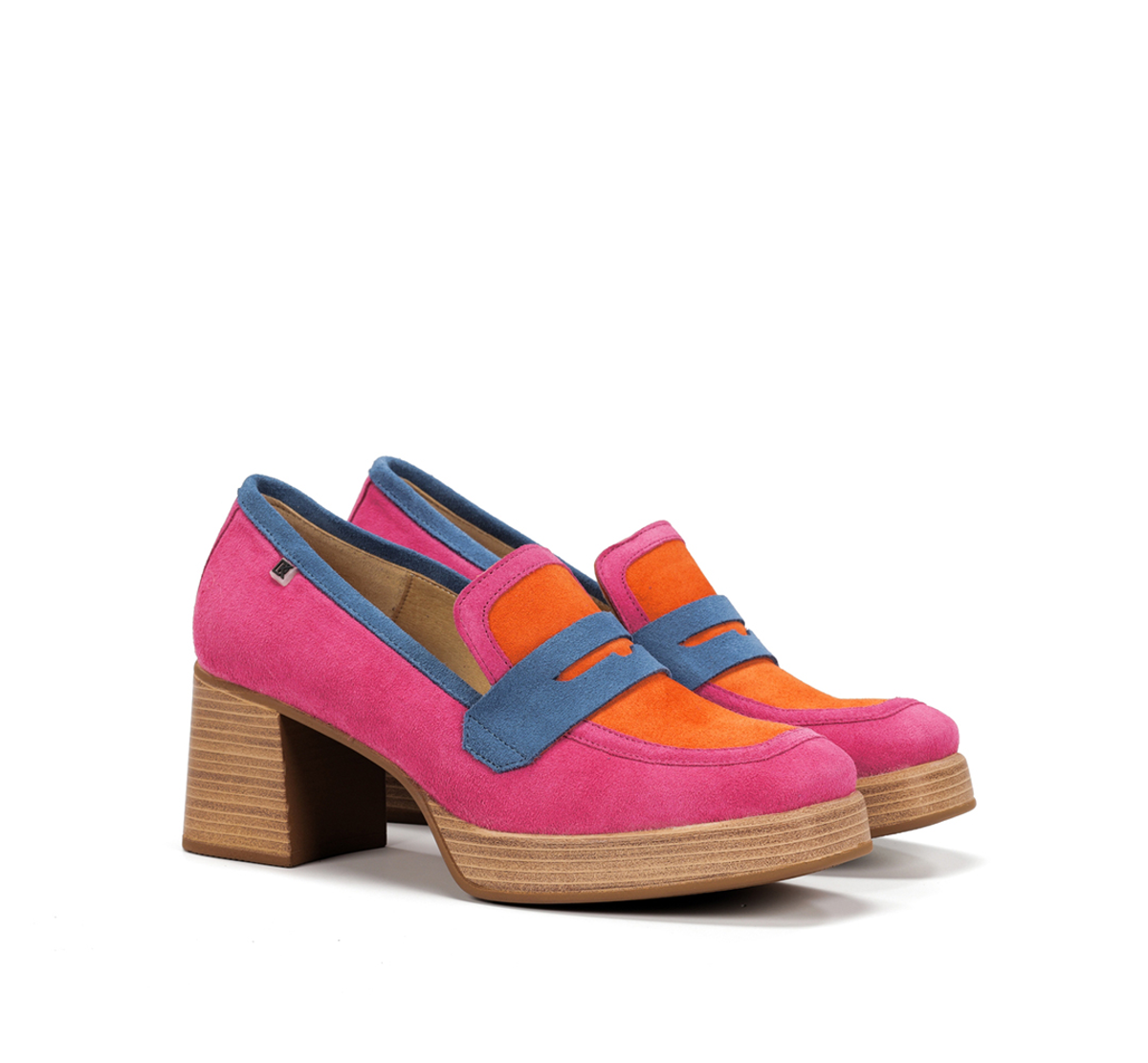 D9440CACCA CALF+CALF+CALF FUCSIA + ORANGE + BALI-1